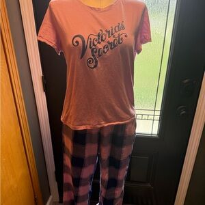 Victoria's Secret Purple Plaid Fabric